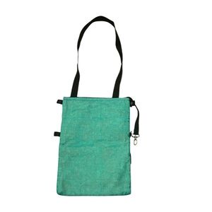 Smateria Square Ethical Bag Retired Design Unisex Teal Green Shoulder Crossbody